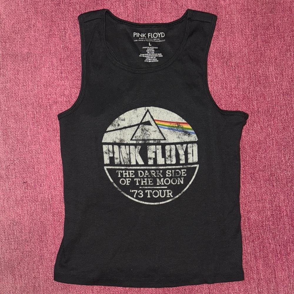 Pink Floyd Black Tank Top